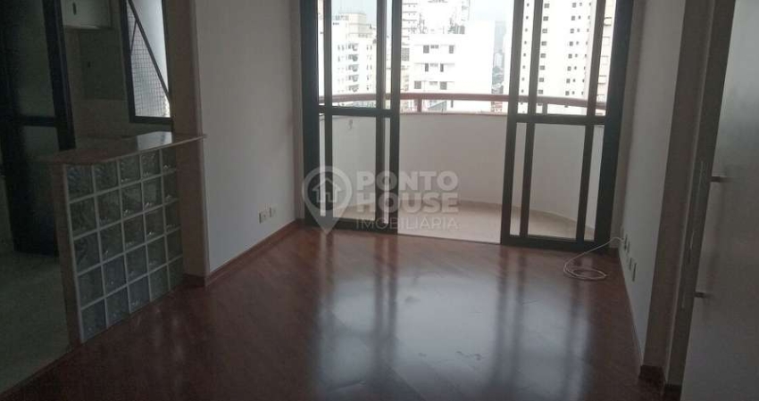 Apartamento à venda, 1 dormitório, 2 sacadas, vaga livre, bairro Brooklin
