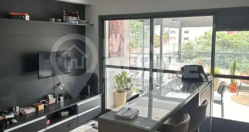 Apartamento mobiliado para locação na vila clementino, 1 suíte, lavabo e 1 vaga