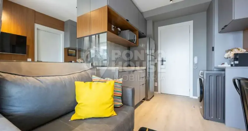 Studio para locação no paraiso a 400 metros do metrô, 1 suíte, mobiliado