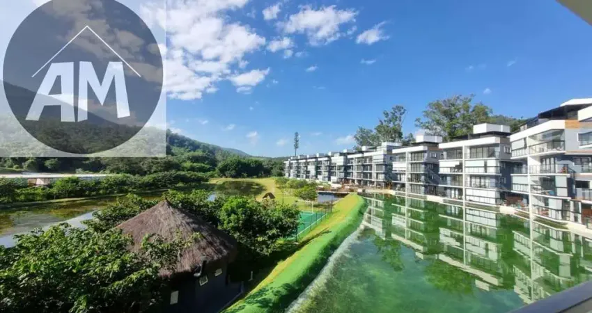 Apartamento com 2 suítes no condomínio vila dos lagos - vista privilegiada para a pedra grande