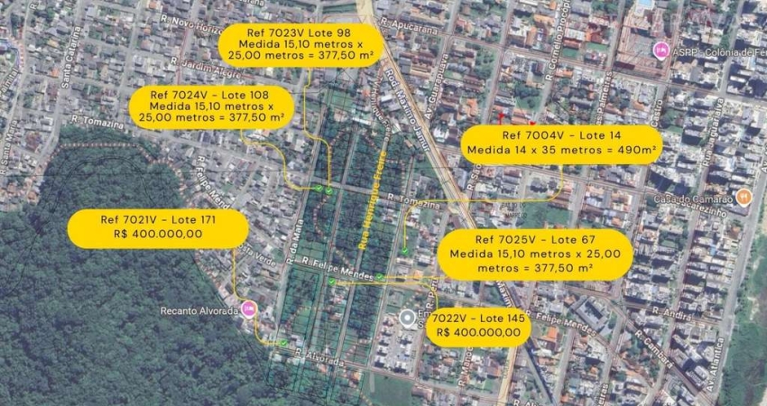Terreno à venda na Rua Felipe Mendes - Esquina com rua Florianopolis, Caiobá, Matinhos