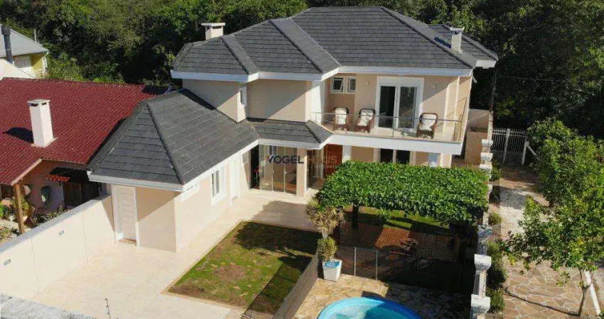 Sobrado no bairro bela vista, em canoas, une conforto e elegância.