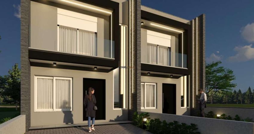 Casa Sobrado à venda no Bairro Igara - Churrasqueira e Living 2 Ambientes