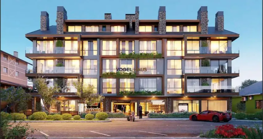 Apartamentos de 55,51 m² a 61,97 m² no Centro de Canela – Residencial Araucá