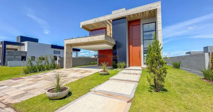 Casa em condomínio à venda em nova santa rita - reservas do lago clube