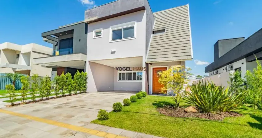 Sobrado de 190 m² com 03 dormitórios, sendo 01 suíte semi mobiliada no terras alpha | gravataí