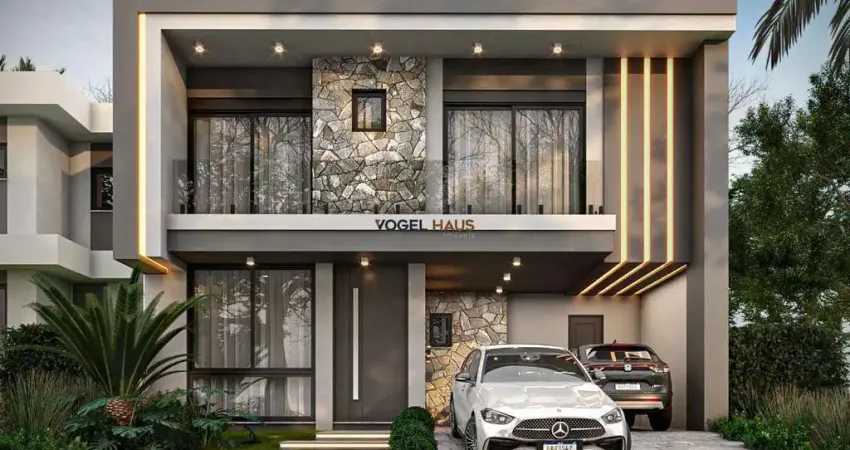 Sobrado semimobiliado em construção 03 suítes em canoas | bairro quintas do palermo