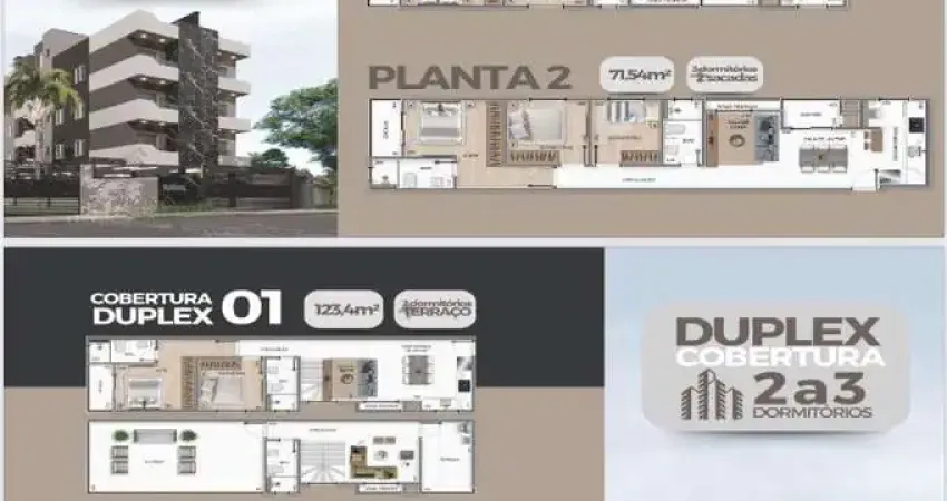 Apartamento com 2 quartos à venda na Rua das Guianas, 286, Centro, Pinhais