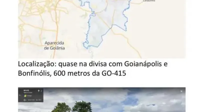 Chácara Senador Canedo  Área / Terreno à Venda, 20000 por R$ 290.000 no setor Área Rural de Senador Canedo AD17427
