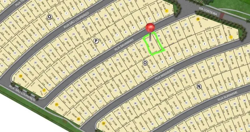 Ágio Lote à venda com 322.78m² no Jardins Porto Lote à Venda, 322.78 por R$ 316.324 no setor Jardins Porto TA23106