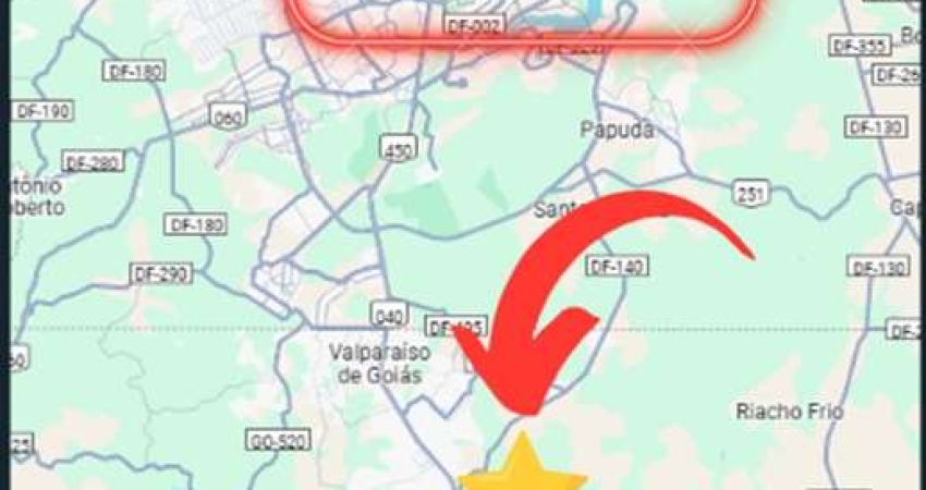 Terreno de frente para BR040, 45km de Brasília Área / Terreno à Venda, 3577 por R$ 1.450.000 no setor Vila Guará VN24612