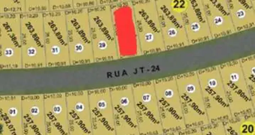 Ágio baixou jardins turim 263m² lote à venda, 263.89 por r$ 335.000 no setor residencial marília vn26526