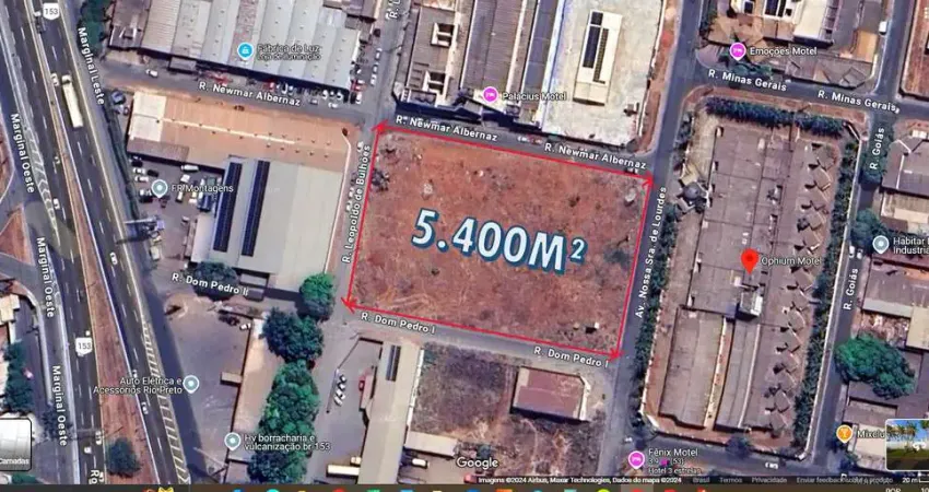 Quadra 5.400m² - Vila Santa - Aparecida de Goiânia Lote à Venda, 5408 por R$ 6.750.000 no setor Vila Santa AD26575