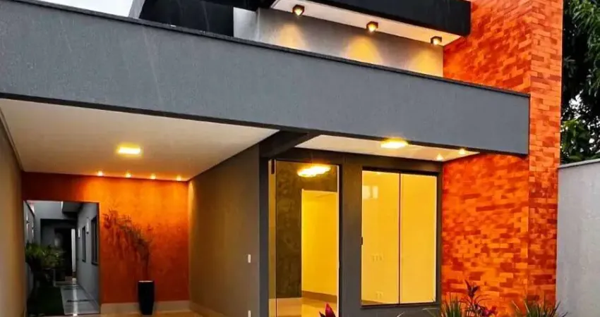 Casa Térrea 3 quartos com suite alto padrão. Casa de Rua com 3 Quarto(s) e 2 banheiro(s) à Venda, 133 por R$ 650.000 no setor Vila Oliveira IN27894