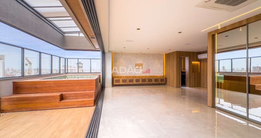 COBERTURA 4 SUÍTES / 324m² COM PISCINA E CHURRASQUEIRA A CARVÃO NA VARANDA - SETOR MARISTA  Cobertura com 4 Quarto(s) e 6 banheiro(s) à Venda, 324 por R$ 5.200.000 no setor Setor Marista AD27964