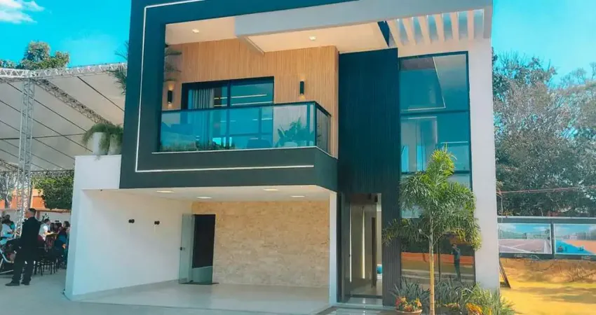 Condomínio Fechado de Luxo Jd. Europa com Sobrados 3 e 4 Suítes Casa em Condomínio com 3 Quarto(s) e 4 banheiro(s) à Venda, 170 por R$ 1.450.000 no setor Jardim Florenca AU30073