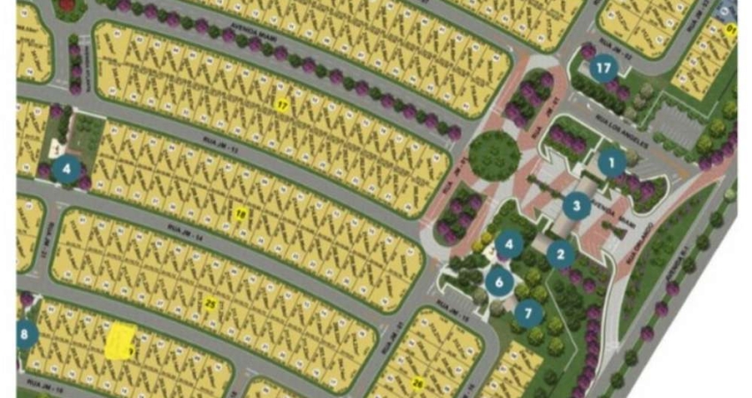 Ágio Lote plano 210,14m2  Jardins Miami Aparecida de Goiânia Goiás Lote à Venda, 210.14 por R$ 303.000 no setor Jardins Miami AD18070
