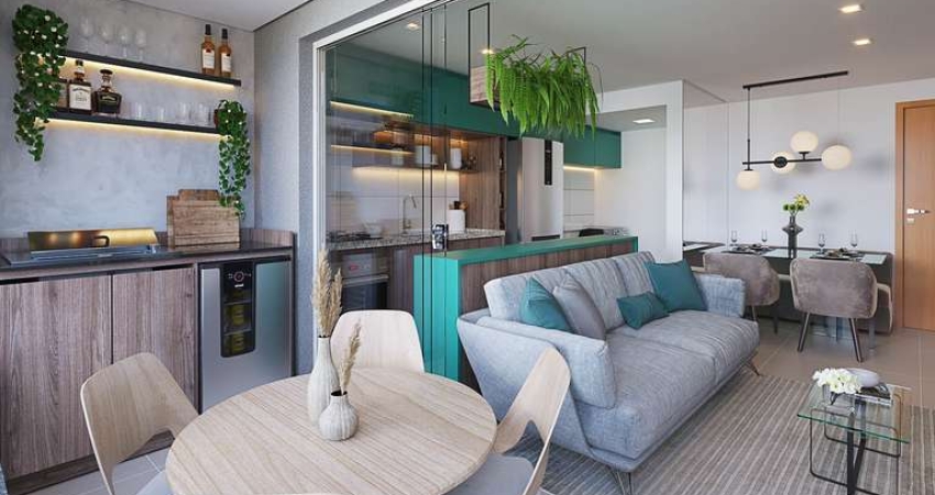 Ágio Apartamento à venda com 65 m², 2 Quartos (1 Suíte) e 1 vaga - Varandas Bueno Apartamento com 2 Quarto(s) e 2 banheiro(s) à Venda, 65.68 por R$ 528.000 no setor Setor Bueno VN30558