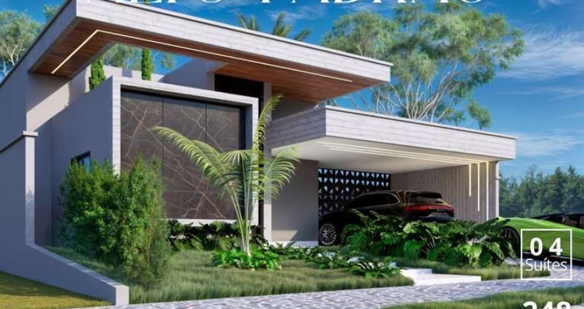 CASA TÉRREA NO JARDIM ATLÂNTICO Casa de Rua com 4 Quarto(s) e 5 banheiro(s) à Venda, 248 por R$ 1.790.000 no setor Jardim Atlântico AV30582