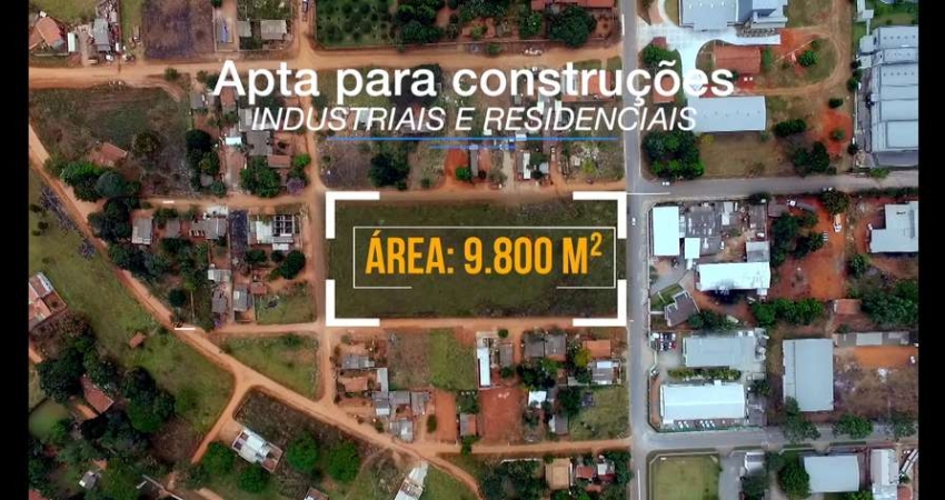 Grande Área em Aparecida de Goiânia  Área / Terreno à Venda, 9800 por R$ 3.920.000 no setor Jardim Eldorado AD30803