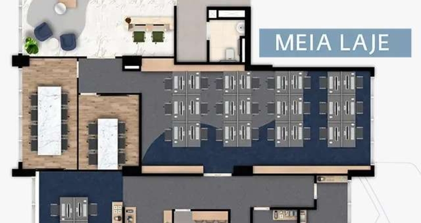 Ágio SALA COMERCIAL ( MEIA LAGE - 5 SALAS JUNTAS ) METROPOLITAN BUENO Sala comercial com null Quarto(s) e null banheiro(s) à Venda, 219.74 por R$ 2.988.464 no setor Setor Bueno AU30349