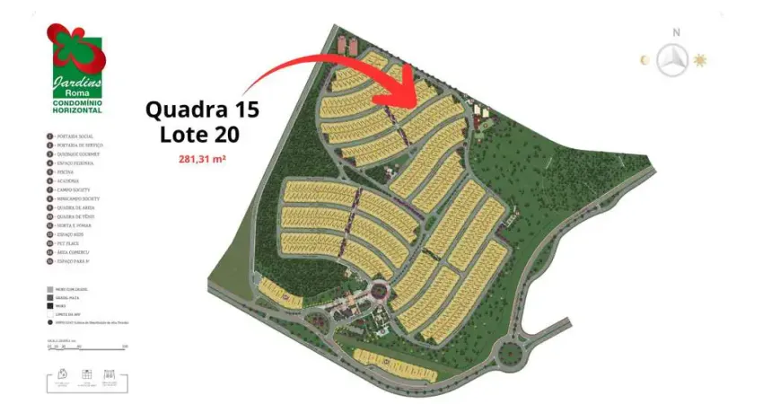 Ágio ágio a venda no jardins roma lote à venda, 281.31 por r$ 350.000 no setor jardins roma ax33402