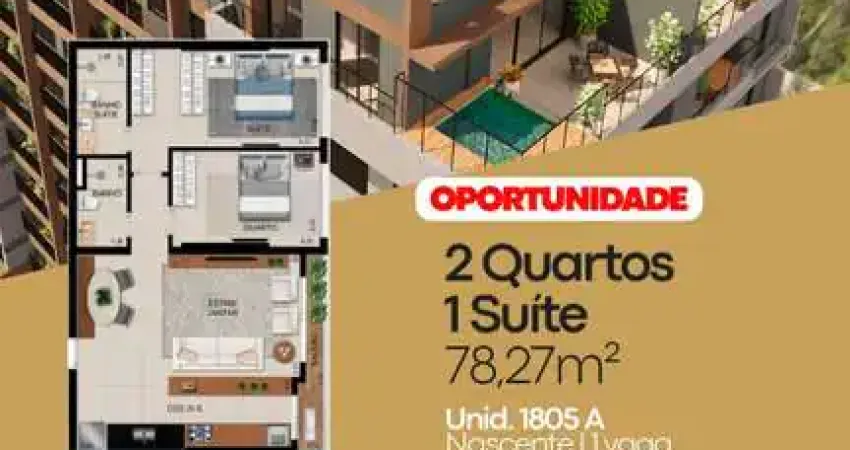 Ágio vendo ágio gyro o2 - opus incorporadora  apartamento com 2 quarto(s) e 2 banheiro(s) à venda, 78.27 por r$ 920.000 no setor setor bueno ax34036