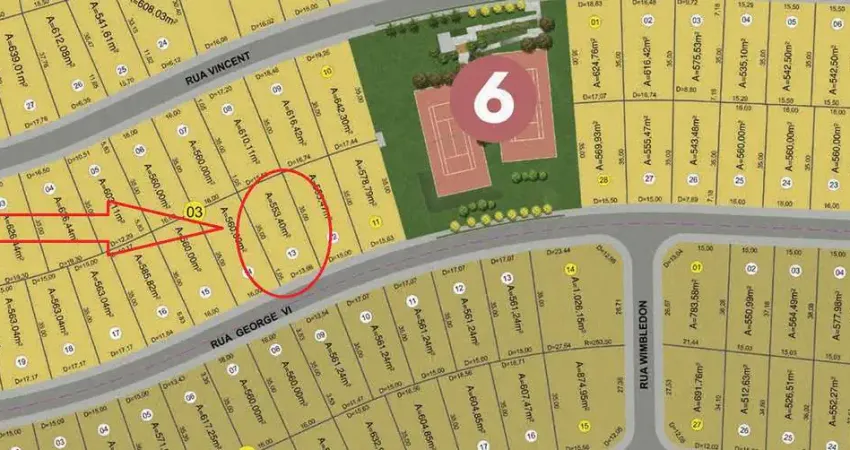 Lote no jardins londres  lote à venda, 553.4 por r$ 1.660.000 no setor residencial jardins londres sl34460