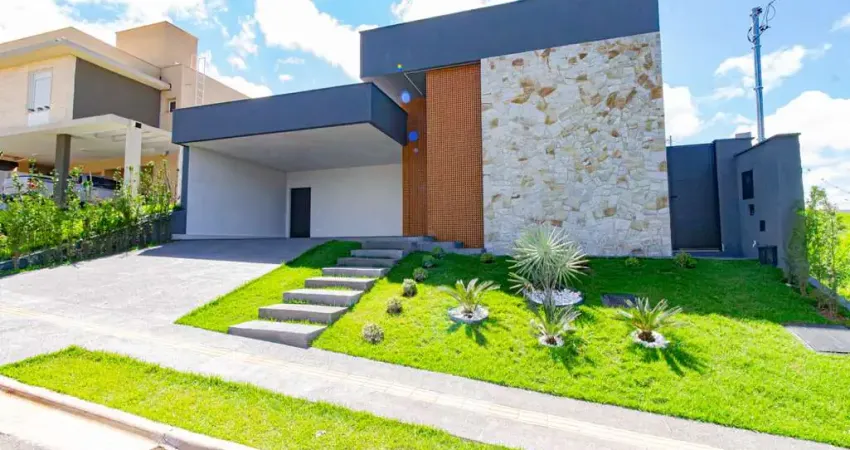 Vendo casa térrea com 3 suites, 197m², 2 vagas de garagem no jardins bolonha casa em condomínio com 3 quarto(s) e 5 banheiro(s) à venda, 197 por r$ 1.600.000 no setor jardins bolonha au34597