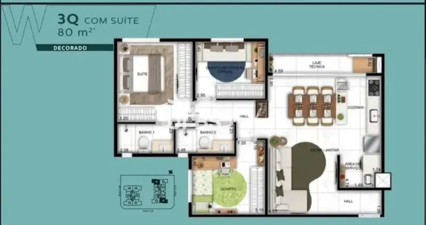 Apartamento bueno andar alto apartamento com 3 quarto(s) e 2 banheiro(s) à venda, 80 por r$ 755.000 no setor setor bueno au34950