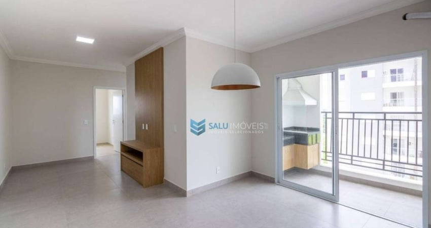 Apartamento com 3 dormitórios para alugar, 80 m² por R$ 3.589,27/mês - Edifício Vivace Campolim - Sorocaba/SP