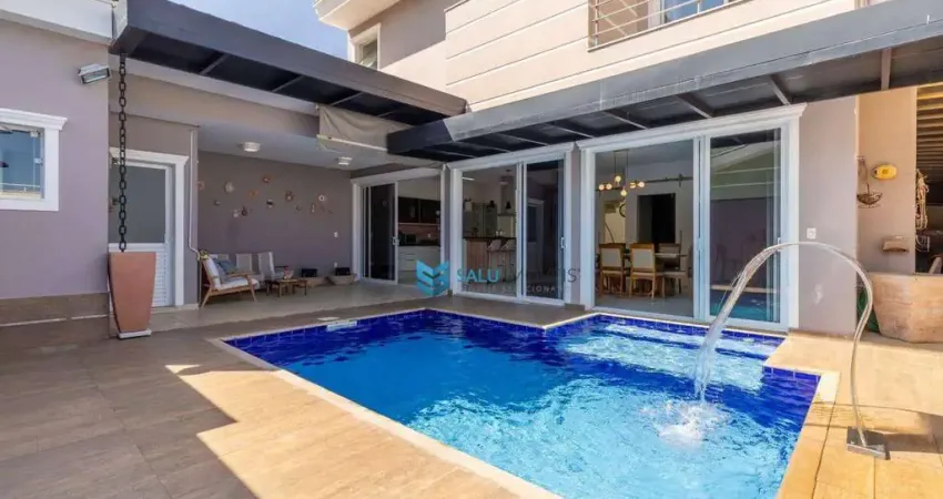 Casa com 3 dormitórios, 368 m² - venda por r$ 2.800.000,00 ou aluguel por r$ 17.062,45/mês - jardim residencial sunset village - sorocaba/sp