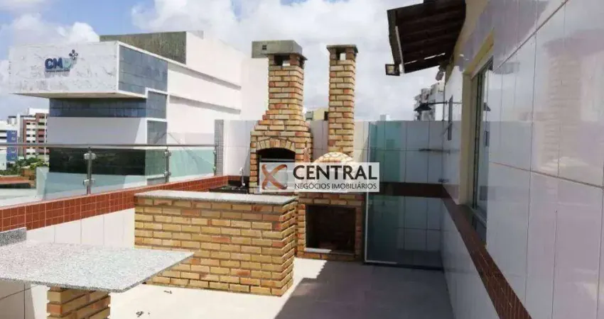 Cobertura com 4 dormitórios à venda, 117 m² por r$ 675.000,00 - lauro de freitas - lauro de freitas/ba