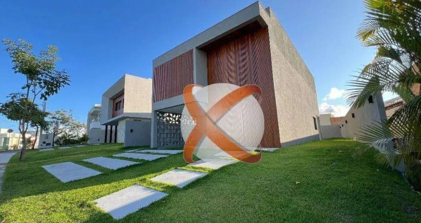 Casa com 4 dormitórios à venda, 294 m² por r$ 1.690.000,00 - alphaville - camaçari/ba