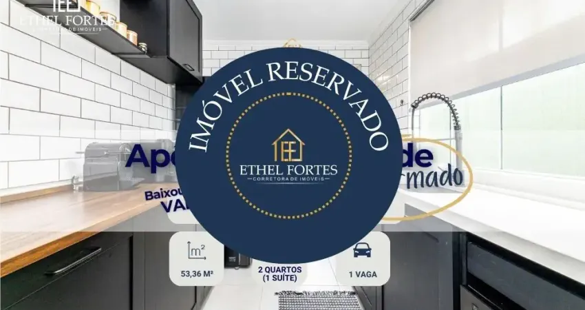 Apartamento Térreo à Venda no Água Verde | 2 Quartos (1 Suíte), Reformado, 1 Vaga – Curitiba