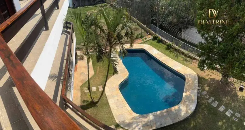 Casa com 4 dormitórios, 400 m² - venda por r$ 1.800.000,00 ou aluguel por r$ 16.502,00/mês - jardim samambaia i - mairiporã/sp