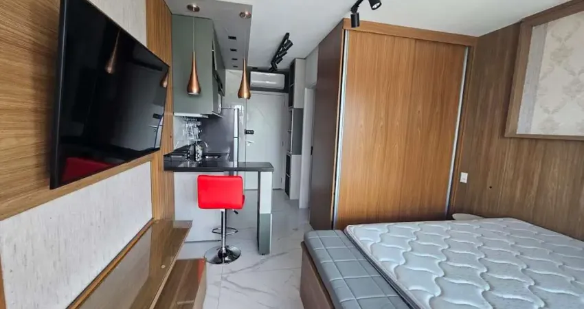 Studio com 1 dormitório para alugar, 28 m² por r$ 4.124,95/mês - centro - lins/sp