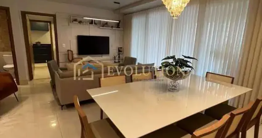 Apartamento 3 Suítes Mobiliado Setor Bueno, Varanda com Churrasqueira a carvão