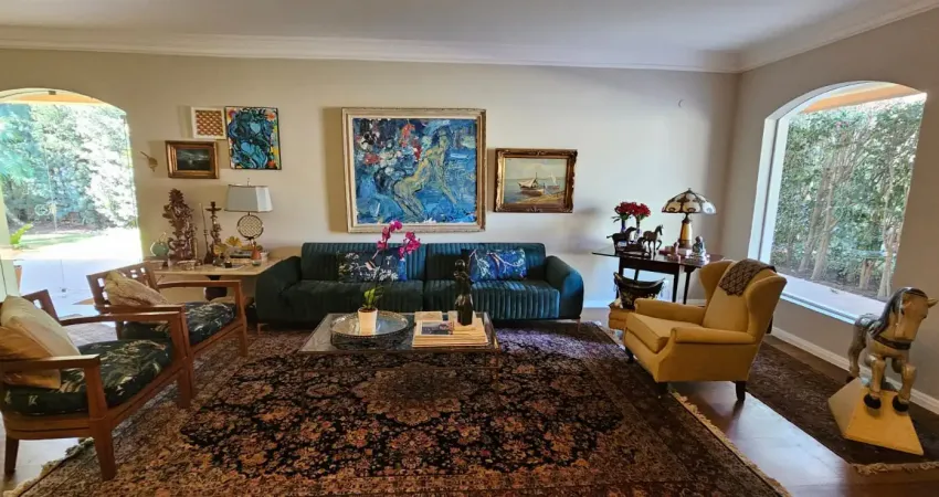 Casa térrea estilo toscana para locação com 2 suítes, 380m² no residencial alphaville 1 – alphaville/sp