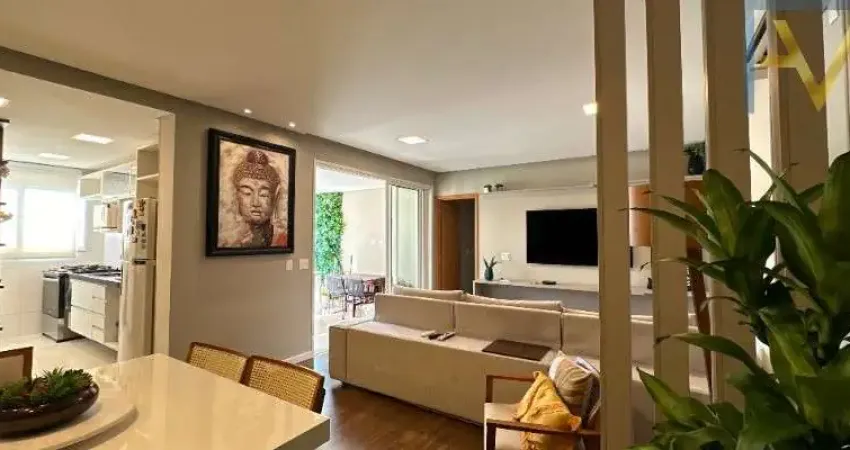 Apartamento de 117 m² no Condomínio Eléve - Jardim do Trevo, Jundiaí: 3 suítes, móveis planejados, 2 vagas cobertas. Varanda gourmet e lazer completo!