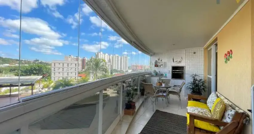 Apartamento alto padrão à venda na Rua do Retiro, Jundiaí-SP: 3 quartos(1suíte master), Varanda Gourmet, 4 vagas+depósito, 187m².