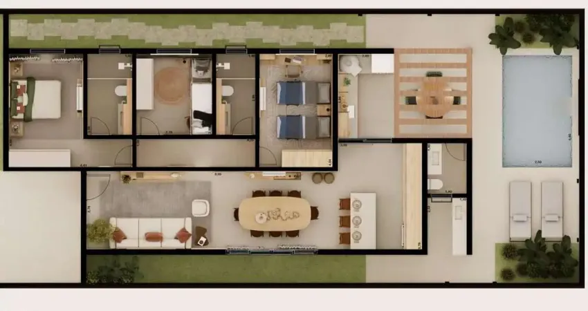 Casa para venda em holambra, residencial europa, 3 dormitórios, 1 suíte, 2 banheiros, 1 vaga