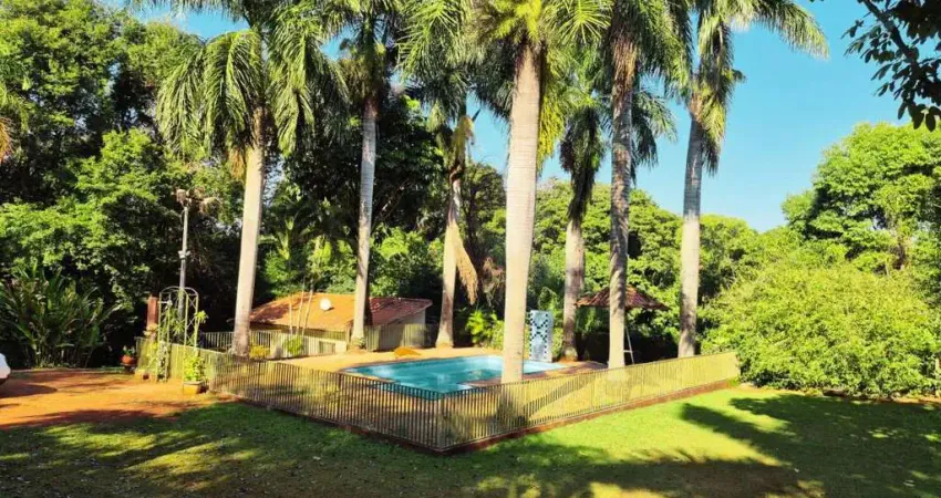 Chácara 4500 m2 e refúgio natural no parque tarumã em maringá, à 11 min. da catedral