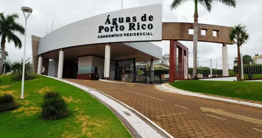 Terreno 630 m² à venda ou troca – condomínio águas de porto rico, porto rico/pr