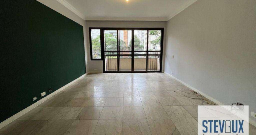 Apartamento com 3 dormitórios para alugar, 127 m² por R$ 9.559,00/mês - Moema Pássaros - São Paulo/SP