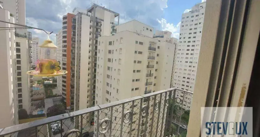 Apartamento a venda em moema pássaros em andar alto com ótimo lazer.