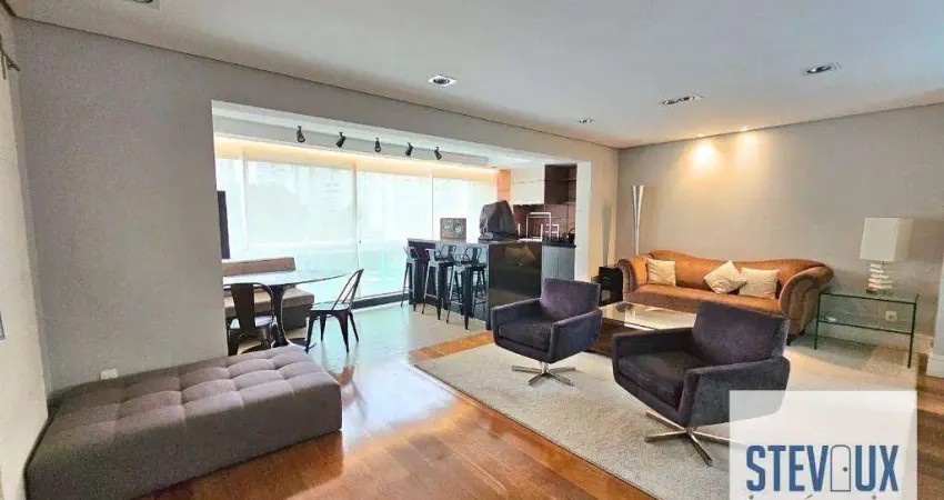 Apartamento com 3 dormitórios para alugar, 165 m² por R$ 17.650,00/mês - Moema Pássaros - São Paulo/SP