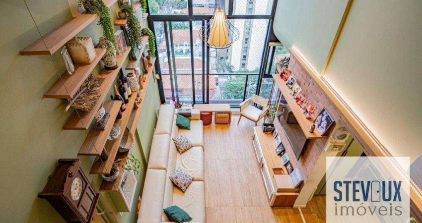 Apartamento com mezanino totalmente reformado na Vila Olímpia para venda