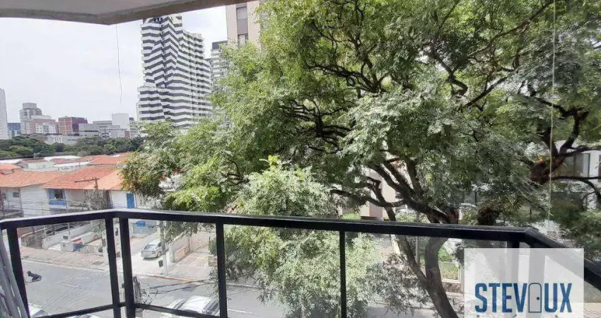 Apartamento de 1 dormitório na Vila Olímpia com varanda e vaga