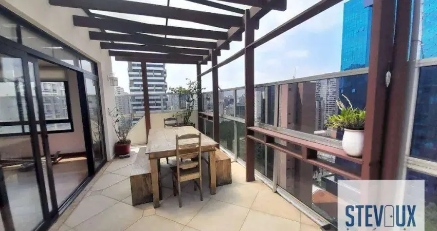 Cobertura com 3 dormitórios à venda, 189 m² por R$ 2.900.000,00 - Moema - São Paulo/SP
